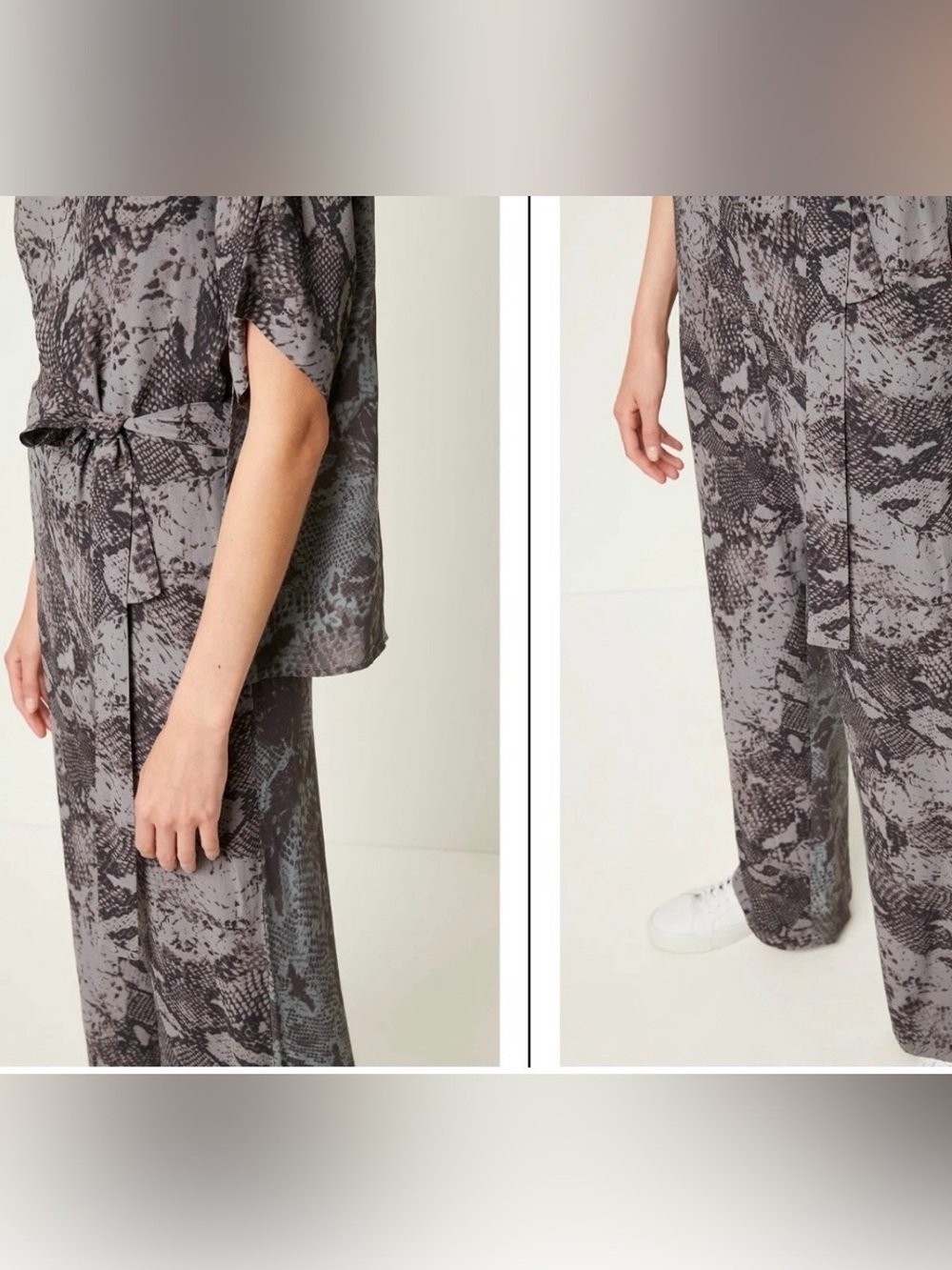 French Connection  Mix Reptile Jumpsuit, US6, UK10